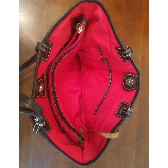 Dooney & Bourke Gretta Perry Women's Satchel Bag, Large - Brown - Picture 4 of 11